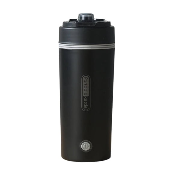 Dualoai Portable Heating Kettle Electric Tea Kettle US Plug Simple 350ml Multipurpose Small Water Boiler for Household Parties Office black Mechanical