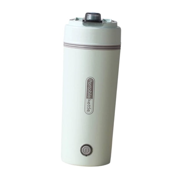 Dualoai Portable Heating Kettle Electric Tea Kettle US Plug Simple 350ml Multipurpose Small Water Boiler for Household Parties Office green Mechanical