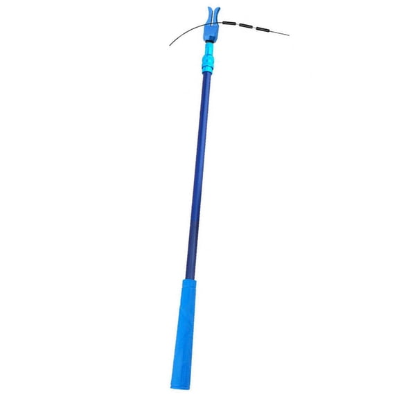 Dualoai Portable Telescopic Fishing Rod Long Distance Thrower Super Hard Travel Carp Rod Fishing Rod Red Head