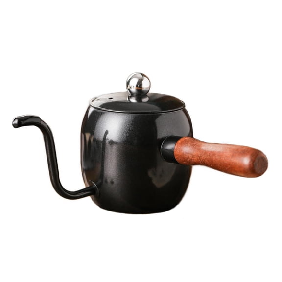 Dualoai Pour Over Coffee Kettle Drip Pot Goose Neck Tea Pot Stovetop Teapot Black