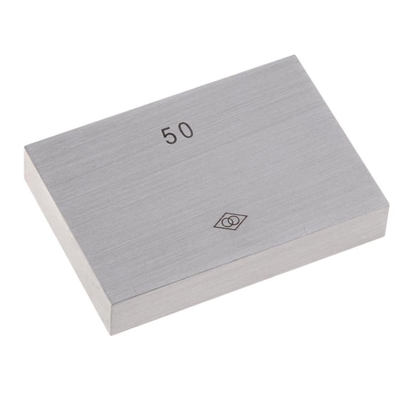 Dualoai Precision Rectangular Gage Block Resistant Steel 10-100mm 50mm