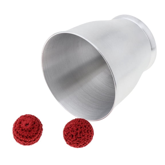 Dualoai Professional Beginners Cup and Balls Tricks ian Close Up Illusion Gimmick Props