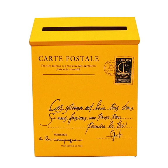 Dualoai ProteorGuard Mailbox Letterbox Postbox Newspaper Box Home Office-Large-Yellow
