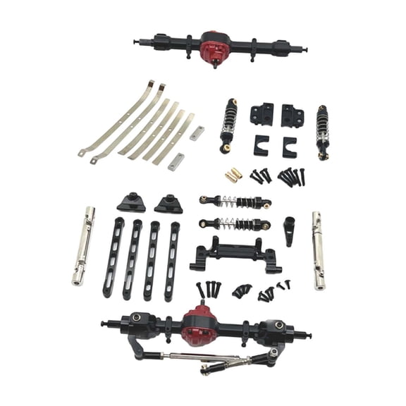 Dualoai RC Car Accessories Chassis Upgrading Modified for 82Pro 1/12 Scale Hobby Car Black