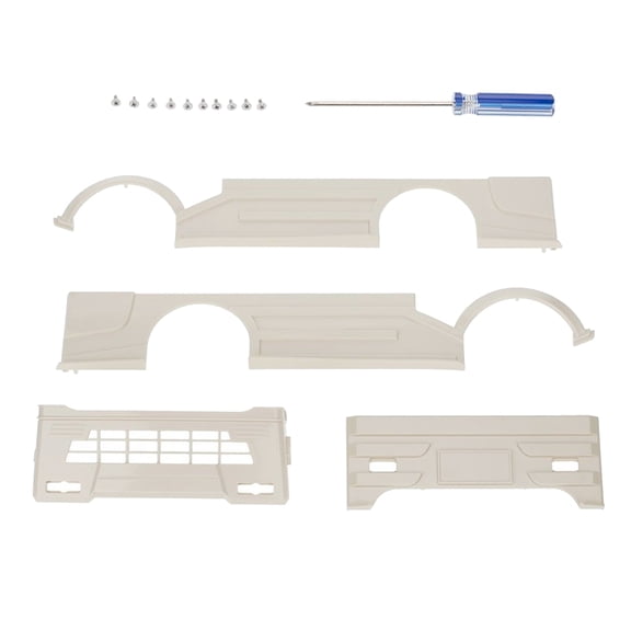 Dualoai RC Car Body Encirclement for WPL D12 1/10 4WD RC Truck Drift Car Model Modified body shells
