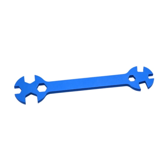Dualoai RC Car Opens End Wrench Repair Tool Accessory Linkage Adjustment Maintenance Blue