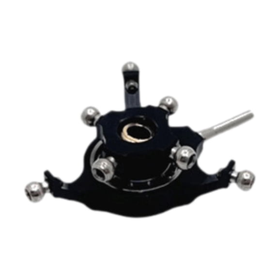 Dualoai RC Helicopter Swashplate Aircraft Spare Part Easy Installed Lightweight Replaces black