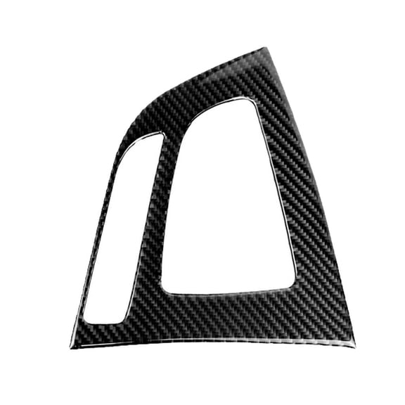 Dualoai Real Carbon Fiber Gear Shift Panel Interior Trim Stickers For
