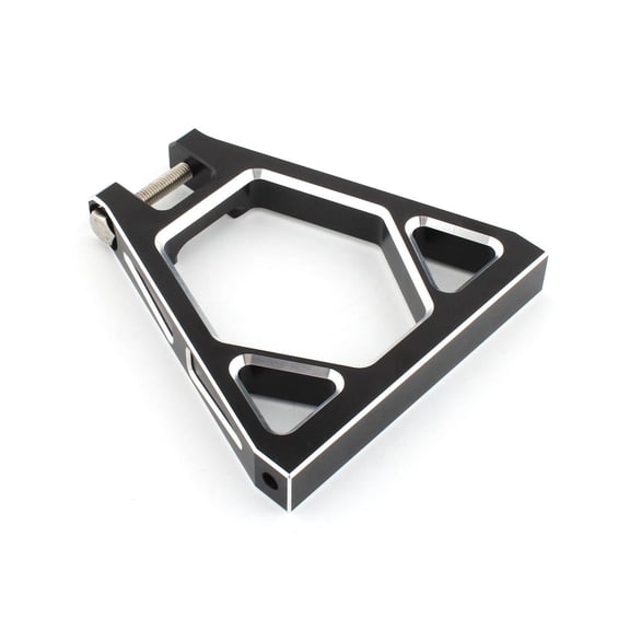 Dualoai Rear Shock Absorbing Triangle Bracket Triangle Linkage Sturdy Aluminum Alloy Hardware Modification Rear Link Bracket Support Black
