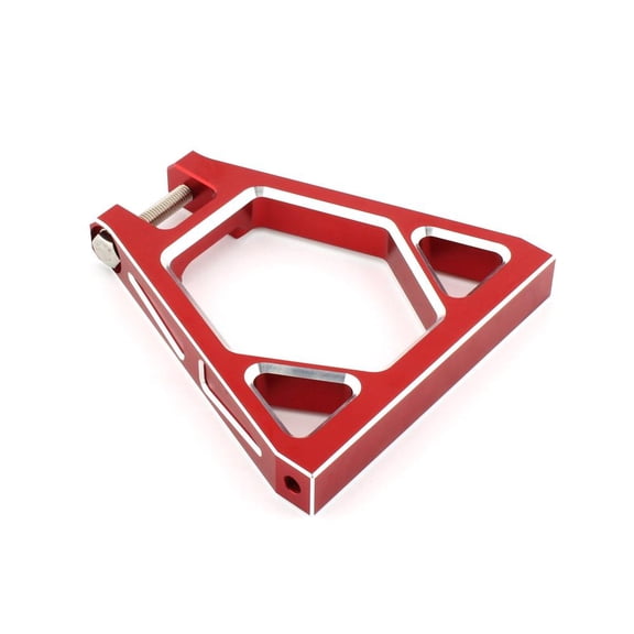 Dualoai Rear Shock Absorbing Triangle Bracket Triangle Linkage Sturdy Aluminum Alloy Hardware Modification Rear Link Bracket Support Red