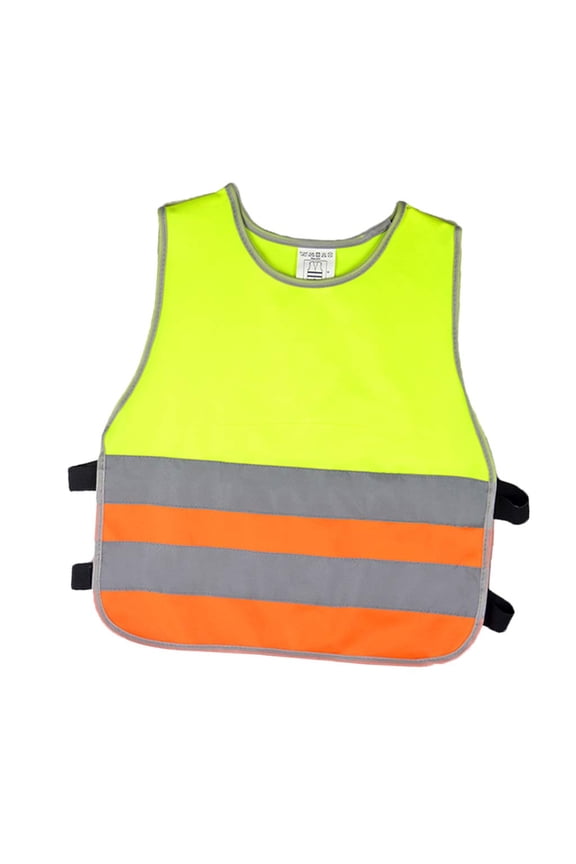 Reflective Safety Vest High Visibility Jacket Security Clothing for Kids, M M