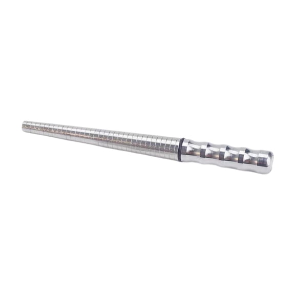 Dualoai Ring Sizer Mandrel Durability Stainless Steel Portable Sturdy Measuring Tool