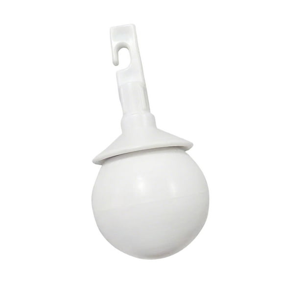 Dualoai Rolling Ball Cane Tip Fittings Rolls in Any Direction Prevent Jabbing Senior White