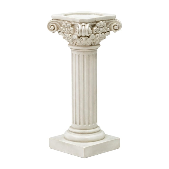 Dualoai Roman Pillar Statue Figurine Centerpiece Pedestal Gift Photo Prop Roman Column Statue Sculpture for Indoor Outdoor Yard Patio S