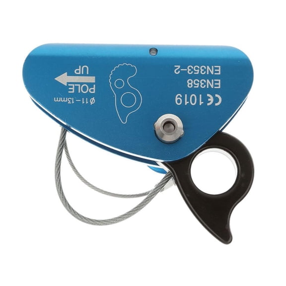 Dualoai Rope Grab Outdoor Climbing Climbing Equipment Mountaineering Alloy Steel Adjustable Design Suitable for Rappelling Rope Acce , Fit for 11-13mm Rope