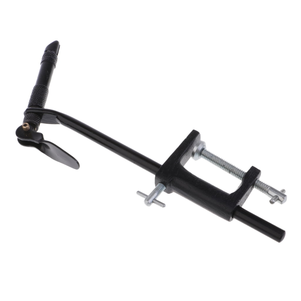 Dualoai Rotary Fly Tying Vise, Stainless Steel Travel Vise with C Clamp, Traveler Fly