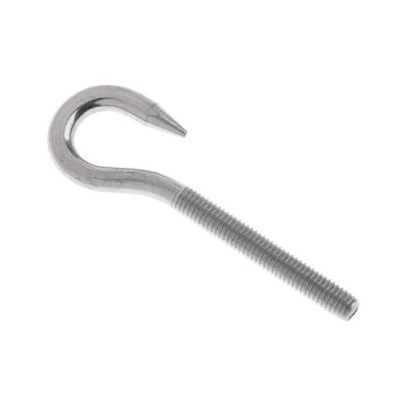 Dualoai Rustproof Threaded Screw Hooks - Durable Hook Screws for Versatile Applications M4