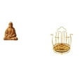 thumbnail image 1 of Dualoai Sacred Heart Jesus Statue Collectible for Hallway Bedroom Office Desk Fireplace with Rotating Cup Drying Rack Stand Organizer 360 Degree Metal Holder for Cabinet Living Room, 1 of 8
