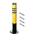 thumbnail image 1 of Dualoai Safety Bollard Post Driveway Barrier for Hotel Crossing Lane Store Entrances 60cmx7.6cm, 1 of 9