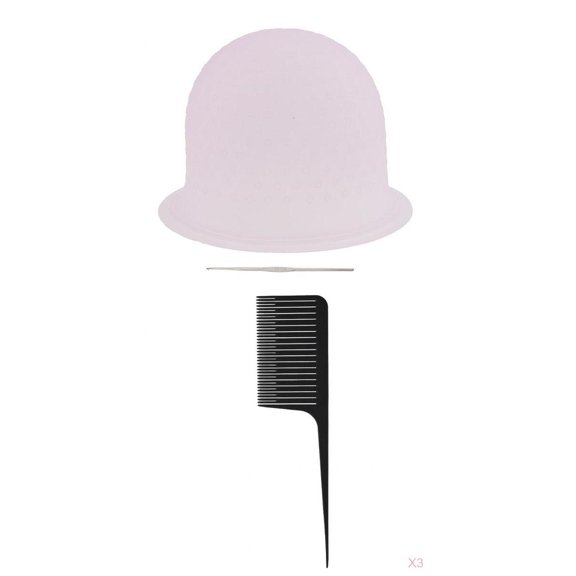 Dualoai Salon Barber Dyeing Highlighting Cap with Weaving Foiling Comb