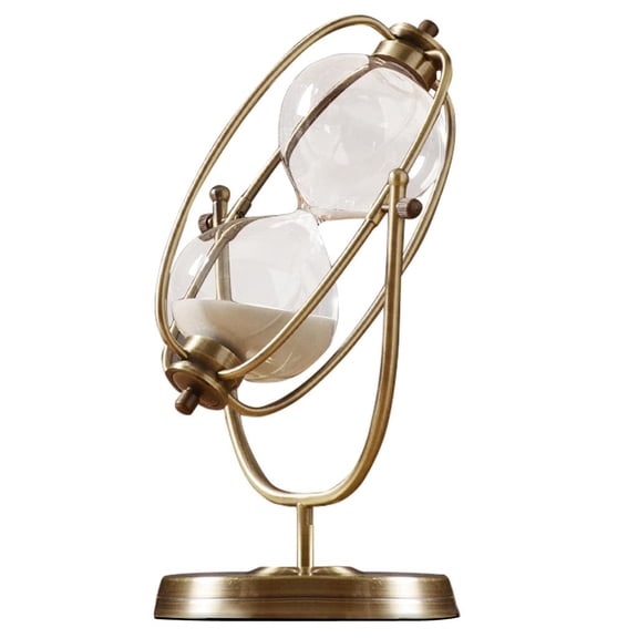 Dualoai Sand Hour Clock Decor Rotating 30mins