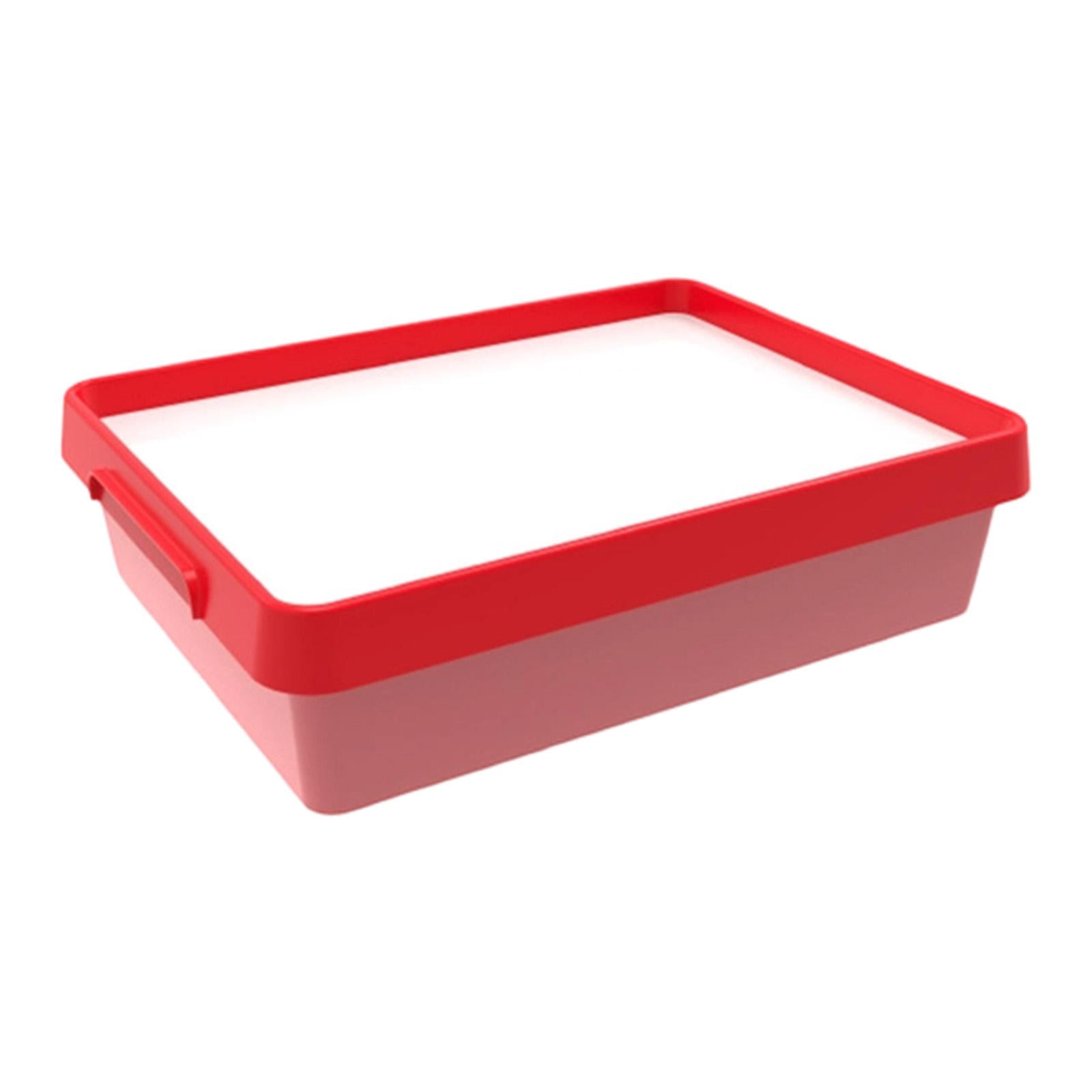 Dualoai Sand Painting Light Box Boys Girls Color Shape Cognition Sensory Light Table Red