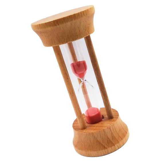 Dualoai Sand Timer Hourglass Sandglass Timer Sand Clock Timer for Games Classroom Home Red