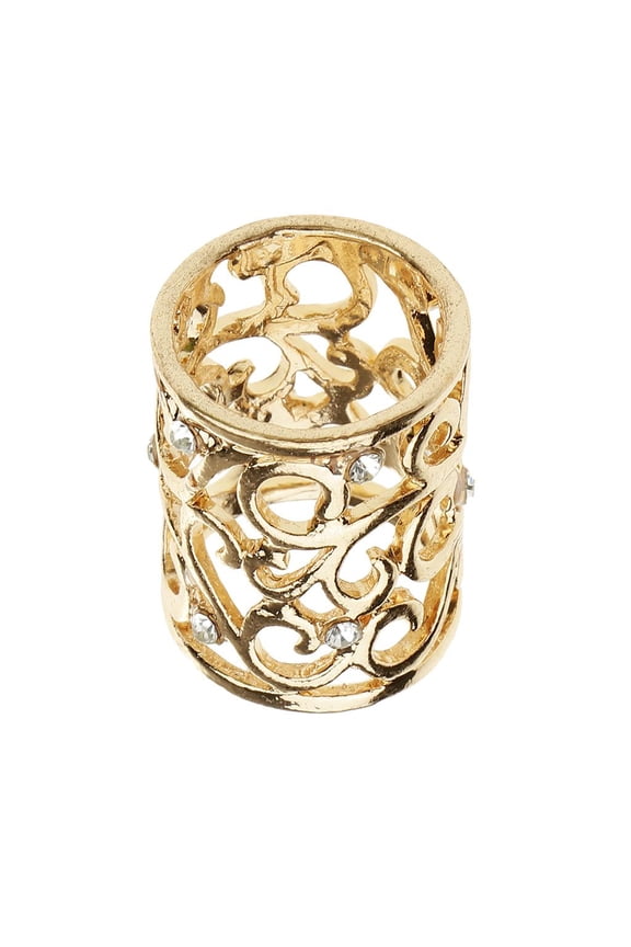 Scarf Ring Modern Simple Cylinder Scarf Buckle Gift Valentine's Mother's Day Gold