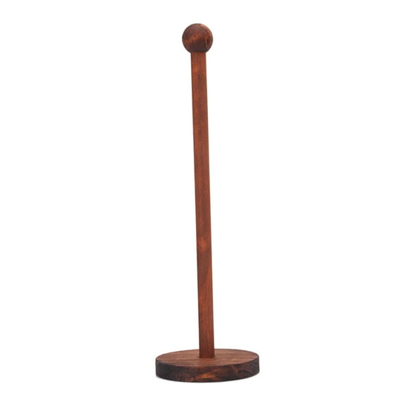 Dualoai Scrunchies Holder Sturdy Headbands Storage for Centerpieces Dresser Showcase Dark Brown