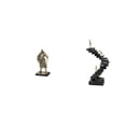 thumbnail image 1 of Dualoai Sculpture Desktop Ornament European Creative Statue Decorative Figurine Thinker Ladder Resin Abstract Figure Handicraft Bookshelf Decorative Objects Table Decorations, 1 of 8