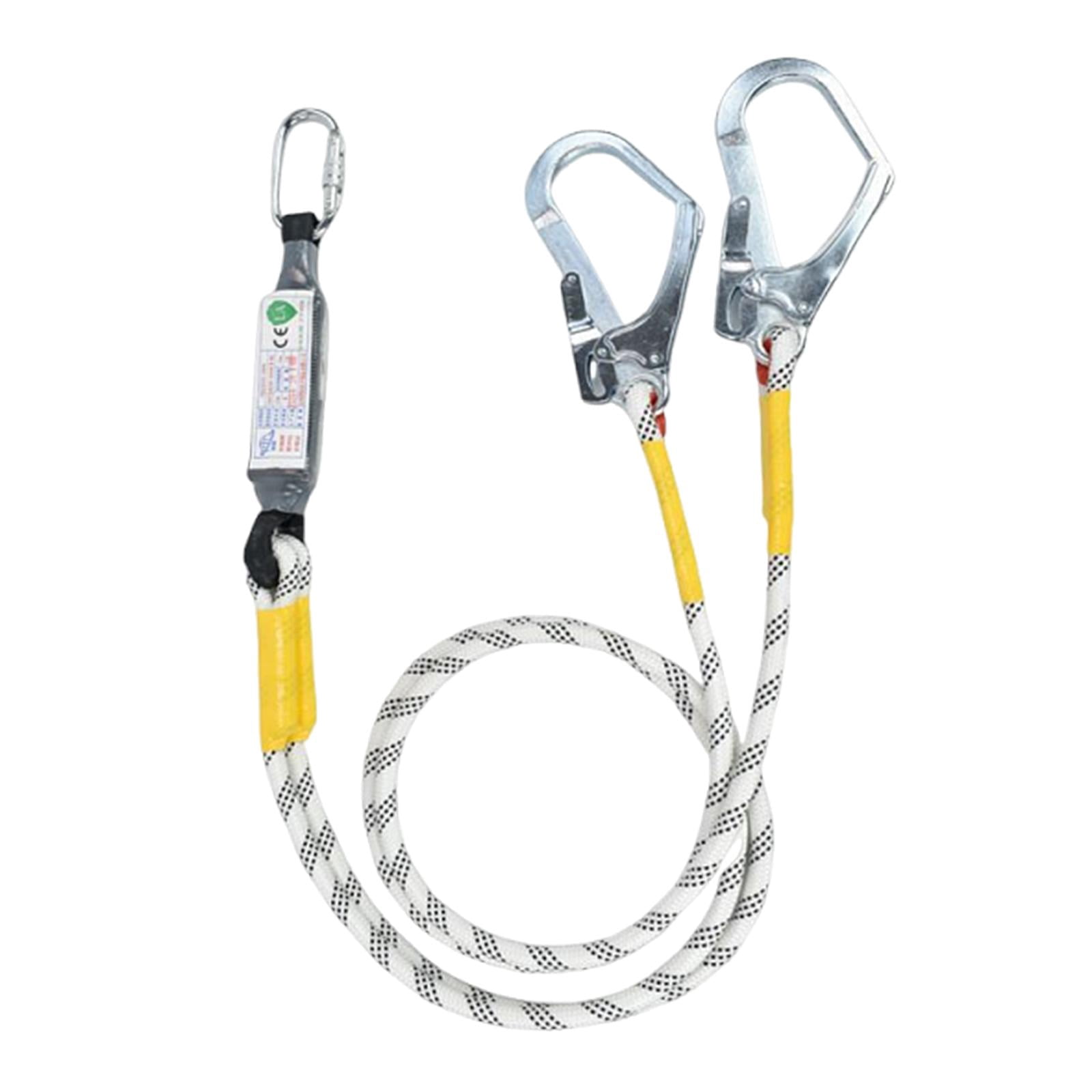 Dualoai Security Harness Lanyard Belt Shock Absorbing Rope Equipment ...
