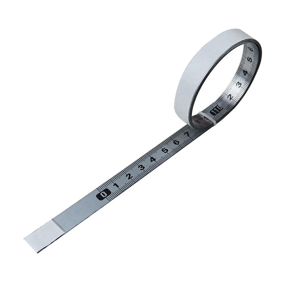 Dualoai Self Adhesive Tape Measure Workbench Ruler, for Saw Work Drafting Table Woodworking Left to Right 4M