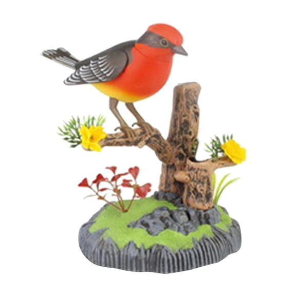 Dualoai Simulation Bird Toy,with Voice Control Singing Birds Toy Sounds with Motion Sensor Activation Body Move, for Kids Electric Toys - 506A
