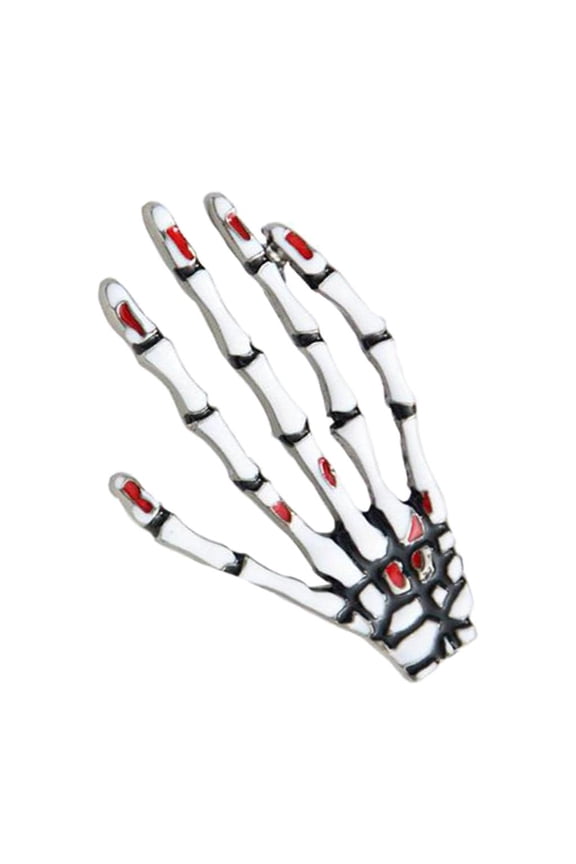 Skull Hand Brooch Pin Jewelry Halloween Brooches Pins Party Favor Holiday Brooch