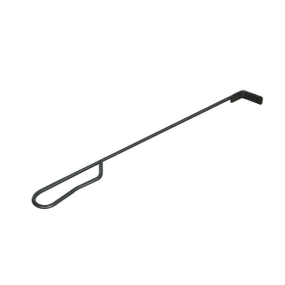 Dualoai Solid Ash Shovel Ash Poker Ash Removal Tool Grill Stove for BBQ Outdoor Black