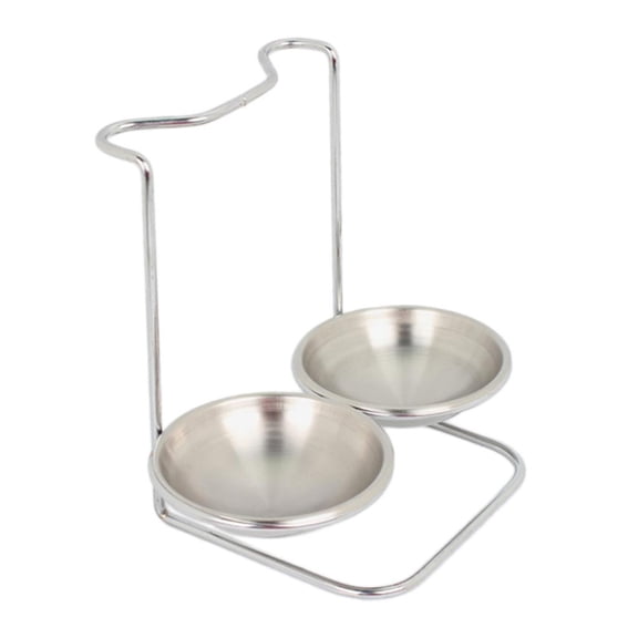 Dualoai Spoon Rest, Stainless Steel Ladle Spoon Holder Cooking Utensils Stand Tray C C