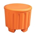 thumbnail image 1 of Dualoai Storage Ottoman Creative Shoe Changing Stool for Bedroom Living Room Balcony Orange, 1 of 9