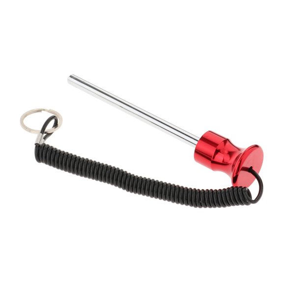 Dualoai Strength Training Equipment, Magnetic Weight Stack Pin Heavy Duty with Pull Rope 8x125mm