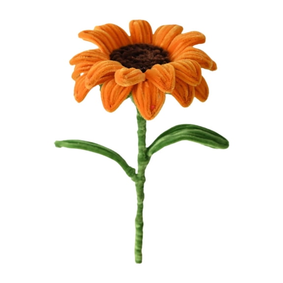 Dualoai Sunflower Gift Hand Crafts Home Decor Chenille Stem Ornament Artificial Flower Gift for Mother'S Day Bridal Shower Party Her