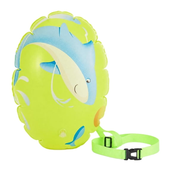 Dualoai Swim Buoy Floating Lightweight with Waist Belt Multipurpose Swim Training Swimming Bubble Security Flotation for Surfing Lake Green Animal