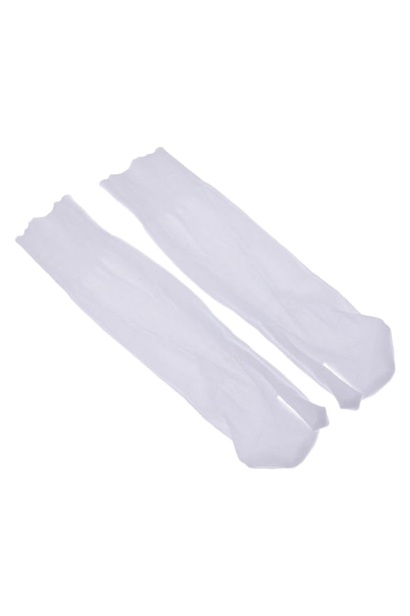 Tabi Two-Pack Elastic Lightweight Cool Adaptable Comfortable Socks with Acrylic White
