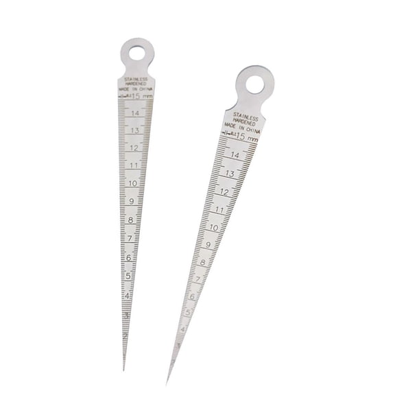 Dualoai Taper Welding Gauge Gage Test Gap Welder Inspection Steel Meaure Tool 1.3mm