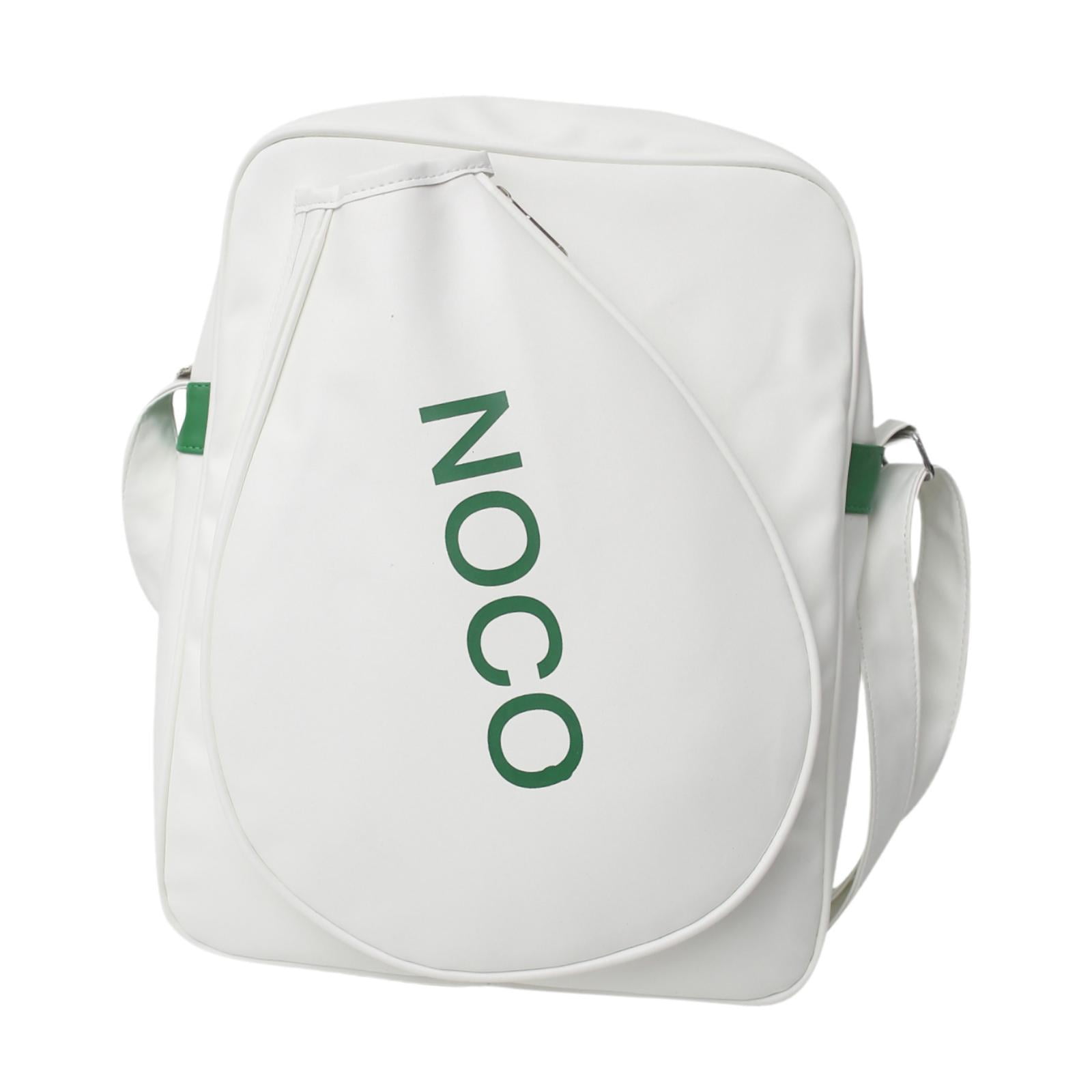 Dualoai Tennis bag, tennis backpack with shoulder strap, professional racket bag, racket White