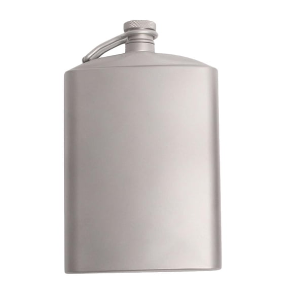 Dualoai Titanium Hip 260ml Outdoor Camping Flat Liquor Wine Flagon Mug Leakage-proof