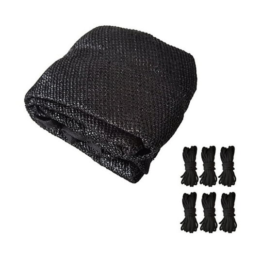 Dualoai Trampoline Shade Cover Only Easy Installation Playground Trampoline Awning 14ft for 6 Poles