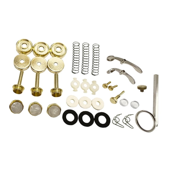 Dualoai Trumpet Repair Kit Accessories Set Spring Finger Buttons Trumpet Maintenance