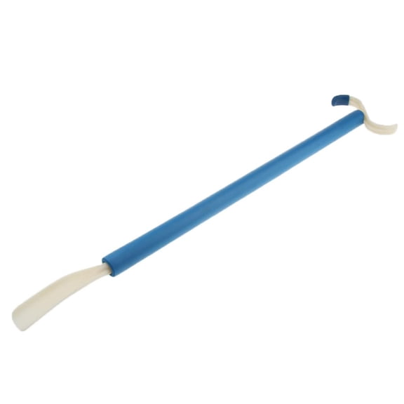 Dualoai Two in One Tool - Shoe Lifter Shoehorn with Long Handle - Dressing Aid Stick, 62