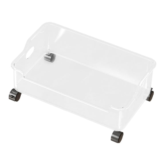 Dualoai Under Desk Book Storage Bin Rolling File Organizer Under Desk Book Organizer for