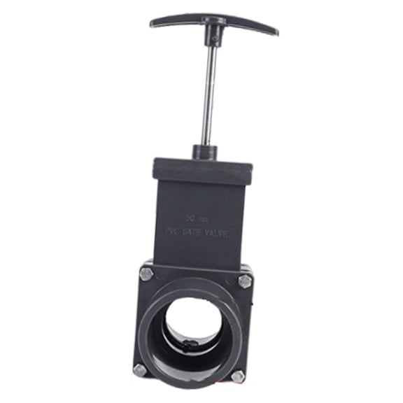 Dualoai Upvc Gate Valve Easy Installation Practical Premium Water Sewage Drain Valve DN40