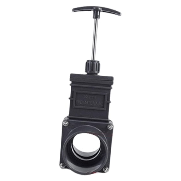 Dualoai Upvc Gate Valve Easy Installation Practical Premium Water Sewage Drain Valve DN50